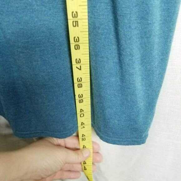 32 Degrees Ladies Soft Lux Dress Heather Indigo pockets drawstring elastic  m - Picture 8 of 11